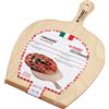 B-32R Pala pizza in legno di faggio certificato alimentare 33x33