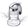 Westmark Contenitore per Latte e Miele, Capacità: 150 ml, Vetro/ABS, Cromato, Paris-Chrome, Argento/Trasparente, 634022E1