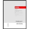 nielsen cornice per foto, 40 x 50 cm, alluminio, Nero opaco, cornice per posterper appenderein formato verticale e orizzontale, vetro sintetico, Atlanta
