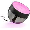 Philips Hue White and Color Ambiance Iris Lampada da Tavolo Smart Led, Bluetooth, Dimmerabile, LED Integrato, 8 W, Nero