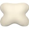 Edda Lux Federa adatta al Tempur All-Around cuscino, 60/56 x 50/48 cm, in morbido jersey 100% cotone per cuscino ergonomico a forma di farfalla, Bianco Naturale