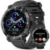 AVUMDA Orologio Smartwatch Uomo, 1,52 Smart Watch Sportivo Impermeabile con Chiamate Bluetooth Notifiche Contapassi Cardiofrequenzimetro Pressione Sanguigna Monitoraggio Sonno SpO2 per Android iOS