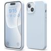 elago Cover Silicone Liquido Compatibile con iPhone 15 Case, Custodia Silicone Premium, Protezione Completa [Struttura Antiurto a 4 Strati], Fodera in Morbida Microfibra Antigraffio (Azzurro)