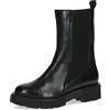 CAPRICE 9-25404-41, Stivaletti piatti con lacci Donna, Nero (Black Nappa), 40 EU