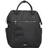 Rieker Zaino da donna con tasche e manici H1580, Nero, s