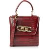 nelice Mini Borsa con Manico, Shopper da Donna, Rosso Scuro, Einheitsgröße
