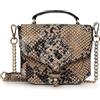 Kate Lee Borsa Mini Tiny Emelyne Grigio Nero, Tracolla Donna