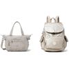 Kipling ART, Tote Bag, Donna, Grigio, Taglia unica City Pack S, Zaino Donna, Argento (Silver Metallic Glow), Taglia unica