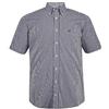JP 1880 Camicia a Mezza Manica, Motivo a Quadretti 1/1, Azzurro, XXXXXXXL Uomo