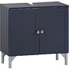 Schildmeyer Jesper - Mobile base lavabo, legno derivato, 60.2 x 32 x 58,5 cm, blu notte
