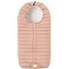 Nuvita 9658 Junior Slender | Sacco universale per passeggino | Massima Protezione dal Freddo da 6 a 36 Mesi (100cm) |Ultra Sottile, Leggero e Protettivo fino a -10°C | Rosa Tenue