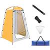 YueWan, tenda per doccia e servizi igienici, portatile, 1,9 m, pieghevole, per campeggio, viaggi, doccia, doccia, campeggio, tende pop-up, per esterni