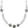 Venetiaurum - Collana Girocollo con Pietre Multicolore in Vetro Originale Di Murano E Argento 925 - Gioiello Made In Italy Certificato