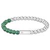 Lacoste Braccialetto di perline da uomo Collezione SCOTTIE, Jade