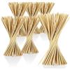 com-four® 500x Stuzzicadenti lunghi - Spiedini in legno di bambù - Spiedini lunghi 20 cm - Set di Spiedini per verdure (0500 pezzi - 20cm)