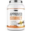 WORLD'S FOOD NUTRITION WFN Approved Isowhey - Vaniglia - 1 kg - Proteine in polvere prive di lattosio - Proteine isolate del siero del latte CFM - Molto solubile - Prodotto in Germania - Testato in laboratorio esterno