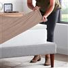 IlGruppone Il Gruppone Passione Casa Lenzuolo sotto 100% Cotone per Materassi Alti Fino 30 Cm Avvolgente Lenzuola con Angoli Elastici Singolo Matrimoniale Copri Topper Salvamaterasso - Terra - Singolo