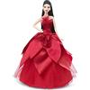 Barbie Signature 2022 Holiday Doll con capelli neri, serie da collezione, include supporto per bambole e confezione visualizzabile