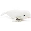 Zappi Co Peluche, Beluga (32cm di lunghezza) Morbido, soffice, ecologico, collezione di animali per neonati, primo bambino