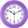 Topkey Orologio Da Parete Silenzioso Da Cucina 9 Pollici Retro Non Ticchettante Orologio Da Parete Decorativo Per La Camera Da Letto e L'Ufficio - Viola Scuro