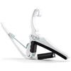 Kyser Quick-Change Capotasto per chitarra acustica a sei corde, Bianco, KG6W