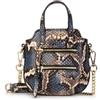 Kate Lee Borsa Mini Tiny Velyane Blu Beige Nero, Tracolla Donna