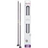 KnitPro Jadore Cubics, ferri a punta singola diametro 4,50 mm lunghezza 25 cm