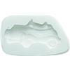 silikomart | Stampo in Silicone per Pasta di Zucchero CAR, 160 Stampo per Decorazioni Torta a Forma di Macchina, 50x20mm, Made in Italy