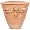 Biscottini Vasi terracotta grandi da esterno 52x36x47 cm Made in Italy | Vasi per piante grandi artigianali | Vaso terracotta grande