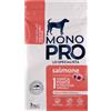 Monopro lo specialista Adult Medium/Large Grain Free Salmone - Salmone da 3 Kg - Crocchette Monoproteiche Cane - 1° ORDINE? scegli lo sconto BZR5 / BZR20 + 200 punti fedeltà