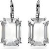 SWAROVSKI ORECCHINI PENDENTI MILLENIA, TAGLIO OTTAGONALE BIANCO