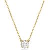 SWAROVSKI PENDENTE CONSTELLA, TAGLIO TONDO PLACCATO ORO GIALLO