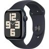 Apple Watch SE (2ª generazione, 2023) GPS 44 mm Smartwatch con cassa in alluminio color mezzanotte e Cinturino Sport mezzanotte - S/M. Fitness tracker, monitoraggio del sonno, Rilevamento incidenti