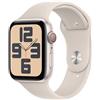 Apple Watch SE (2ª generazione, 2023) GPS + Cellular 44mm Smartwatch con cassa in alluminio color galassia e Cinturino Sport galassia - M/L. Fitness tracker, monitoraggio del sonno.