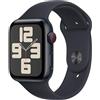Apple Watch SE (2ª generazione, 2023) GPS + Cellular 44mm Smartwatch con cassa in alluminio color mezzanotte e Cinturino Sport mezzanotte - M/L. Fitness tracker, monitoraggio del sonno.