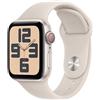 Apple Watch SE (2ª generazione, 2023) GPS + Cellular 40mm Smartwatch con cassa in alluminio color galassia e Cinturino Sport galassia - S/M. Fitness tracker, monitoraggio del sonno.