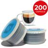 NERORISTRETTO 200 CAPSULE Cialde Caffe compatibili LAVAZZA ESPRESSO POINT miscela DECAFFEINATO