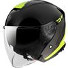 Mt Helmets casco Thunder 3 SV jet Xpert nero giallo fluo