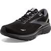 BROOKS Ghost 15 GTX, Sneaker Donna, Black/Blackened Pearl/Alloy, 37.5 EU