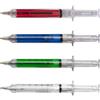 Penne siringa economiche in plastica con refill nero Dr. David personalizzate o neutre