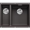 Blanco SUBLINE 340/160 U Vasca Destra Grigio Roccia 1520403 con Set Stainless Steel