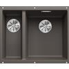 Blanco SUBLINE 340/160 U Vasca Destra Grigio Vulcano 1527346 con Set Stainless Steel