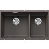 Blanco SUBLINE 430/270-U Grigio Vulcano 1527350 - 527350 con Set Stainless Steel