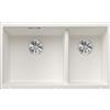 Blanco SUBLINE 430/270-U Bianco 1523155 - 523155 con Set Stainless Steel