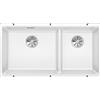 Blanco SUBLINE 480/320-U Bianco 1519478 - 523588 con Set Stainless Steel