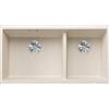 Blanco SUBLINE 480/320-U Soft White 1527168 - 527168 con Set Stainless Steel