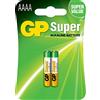 GP AAAA - Set da 2 Batterie | GP Super | Pile Microstilo AAAA Alcaline da 1,5V / MN2500 / LR61 - Lunga Durata