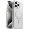 OtterBox Cover per iPhone 15 Pro Max Symmetry Clear per MagSafe,resistente a shock e cadute ;sottile,testata 3x norme MIL-STD 810G, Trasparente