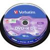 Verbatim DVD- DL 8.5GB da 10 pz