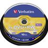 Verbatim DVD-RW 4.7 GB da 10pz